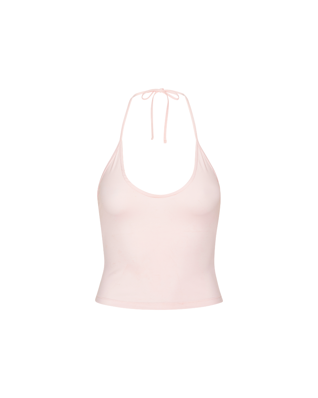 Neaty Halter Tank Top - Soft Pink