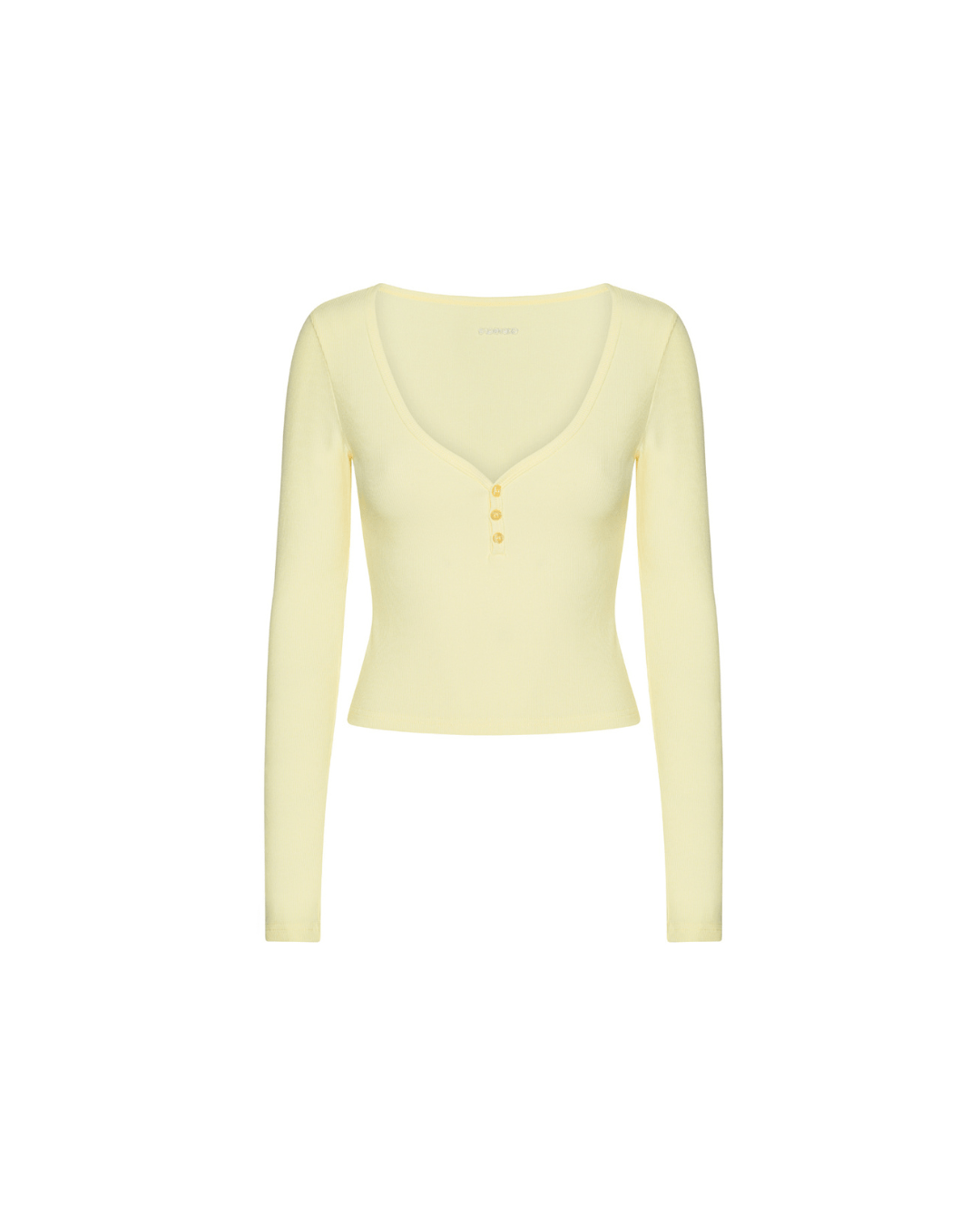 Rib Long Sleeve - Banana