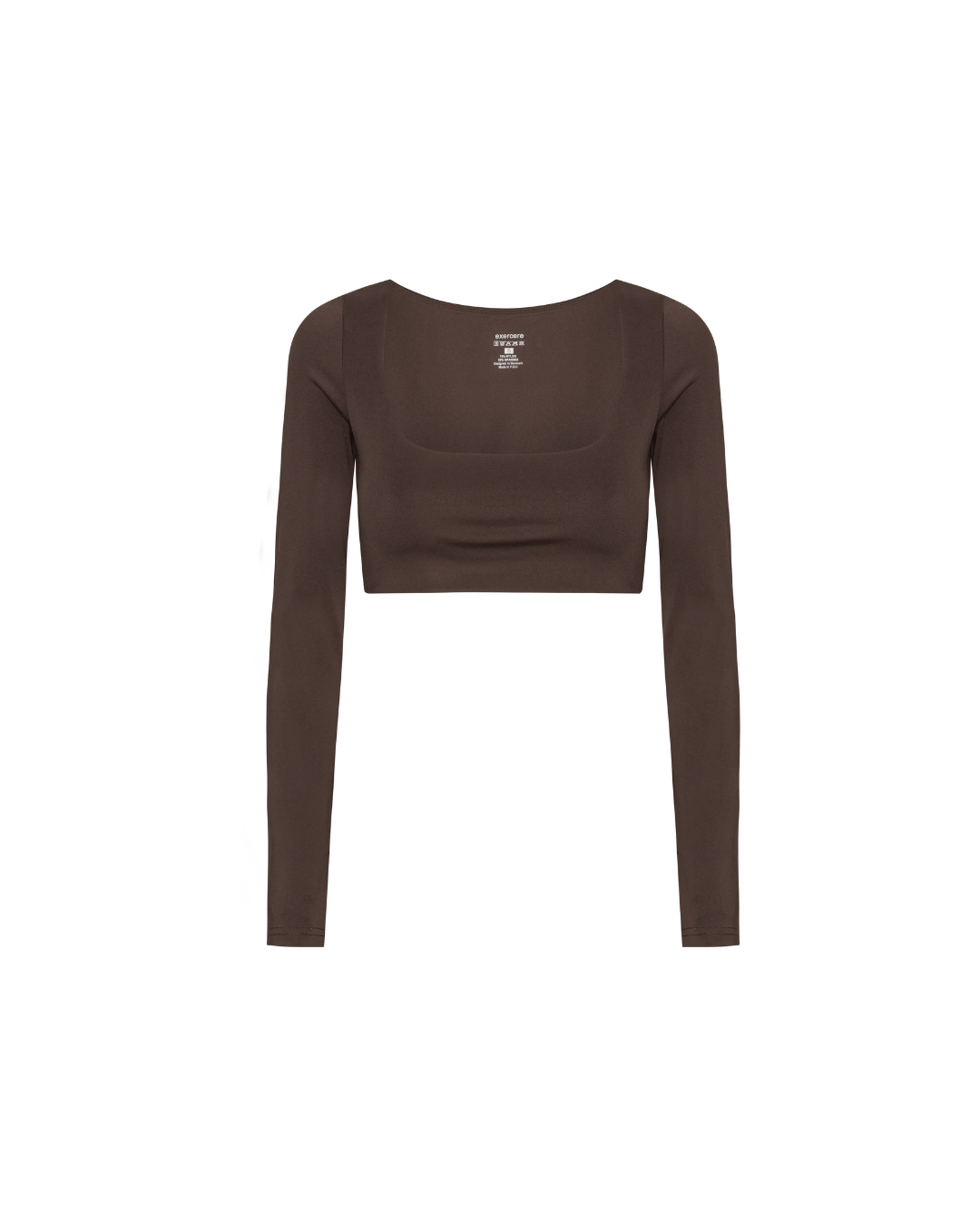 Cropped Long Sleeve - Pecan Brown