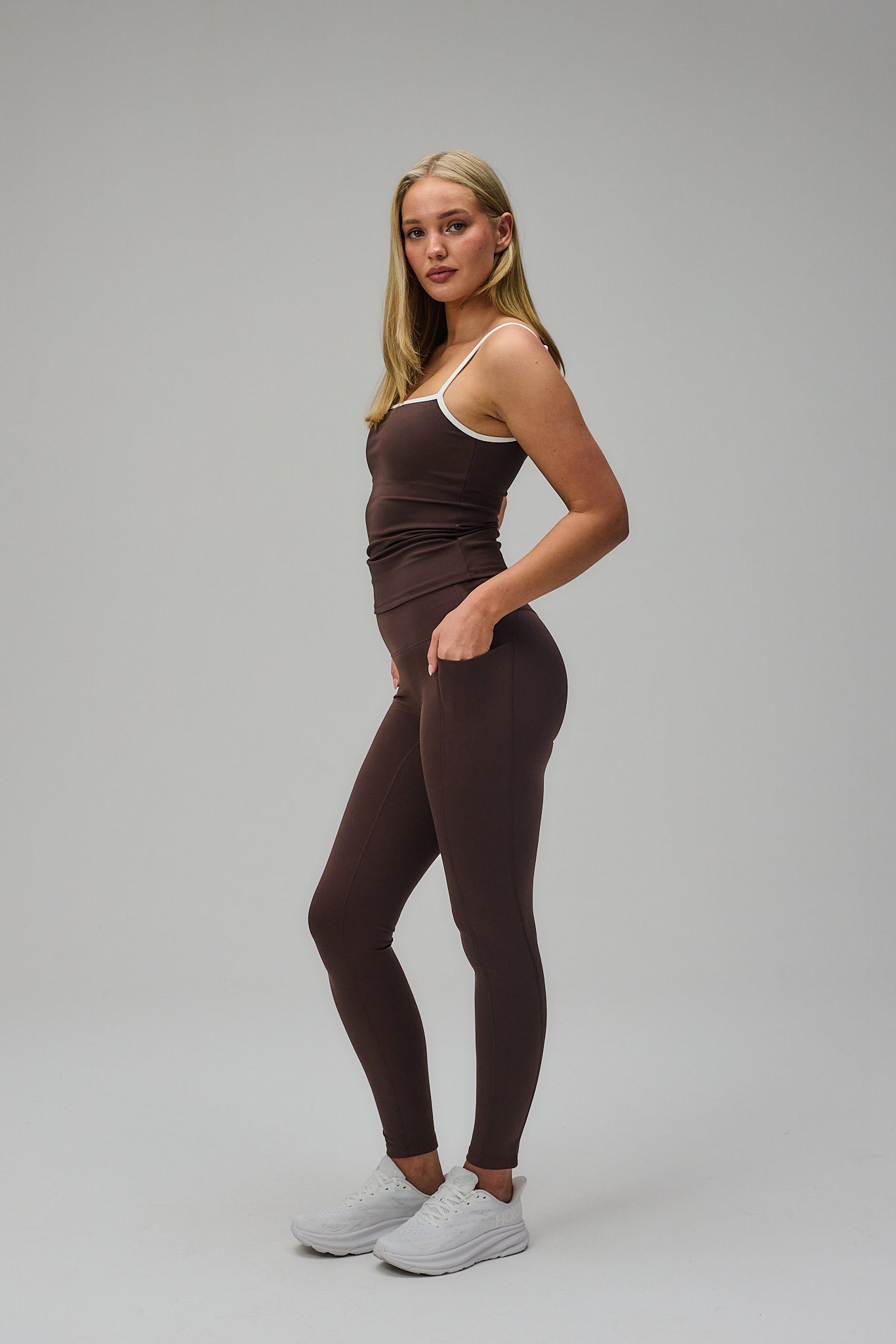 Active Tank Top - Pecan Brown