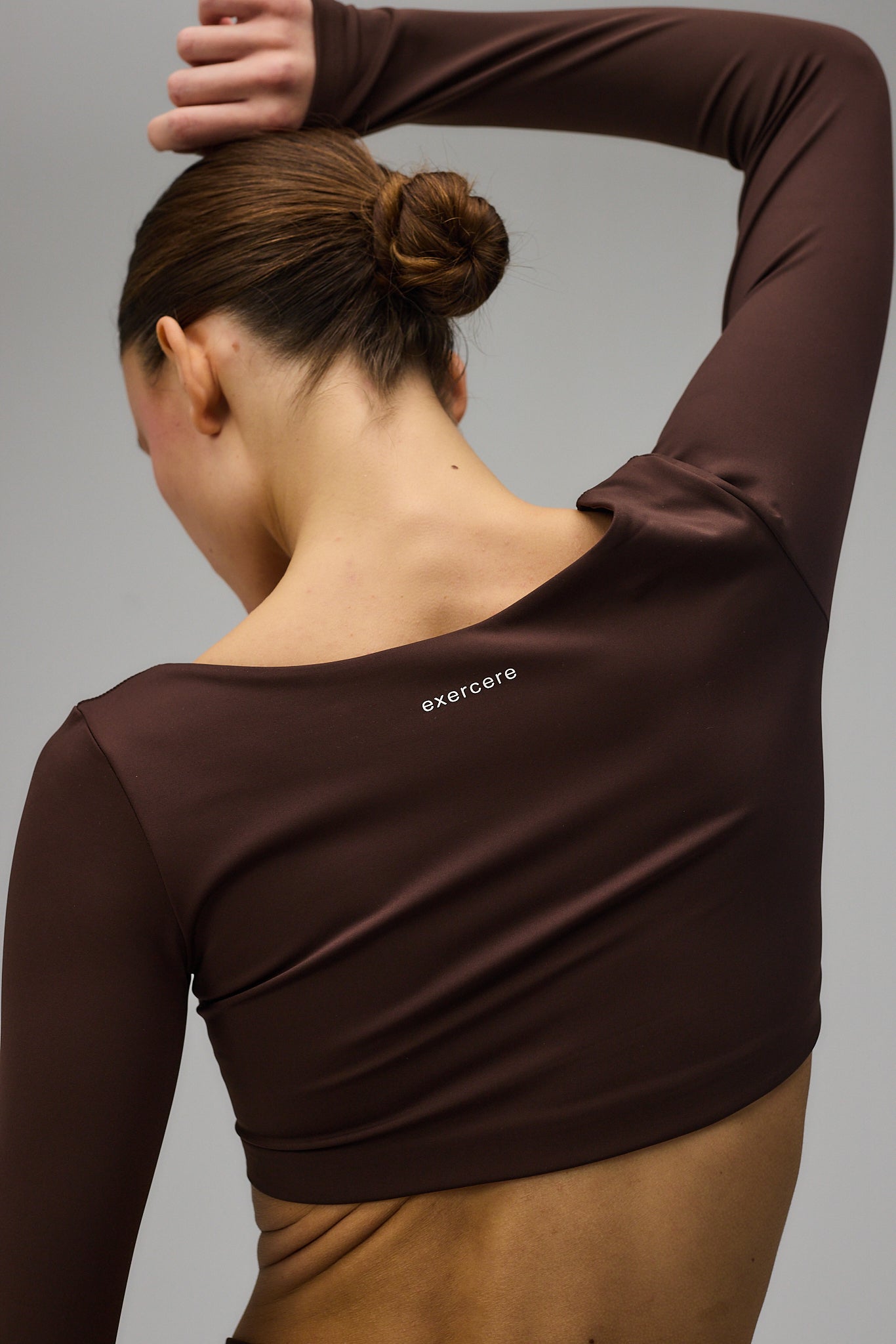 Cropped Long Sleeve - Pecan Brown