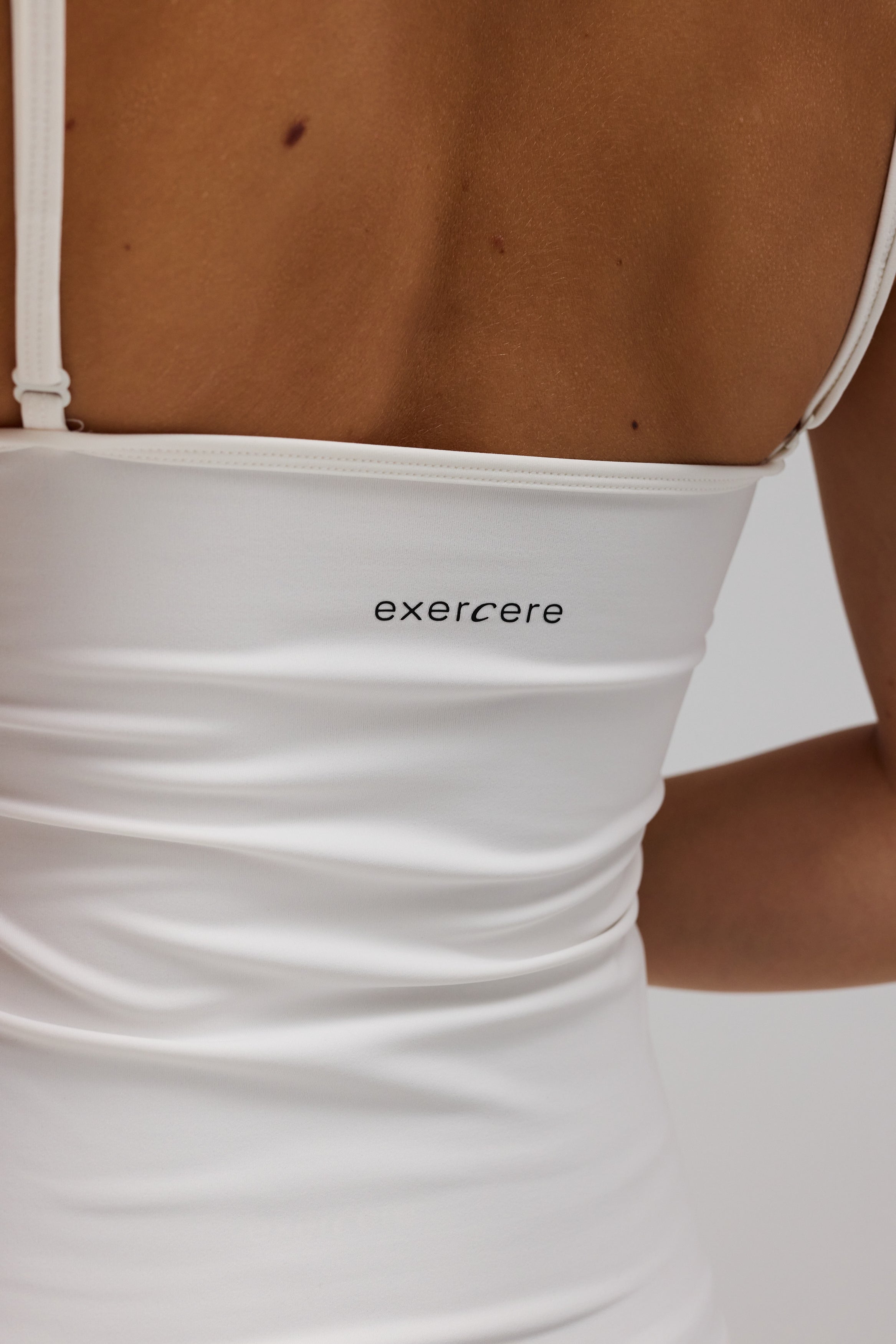 Scrunch Tank Top - White