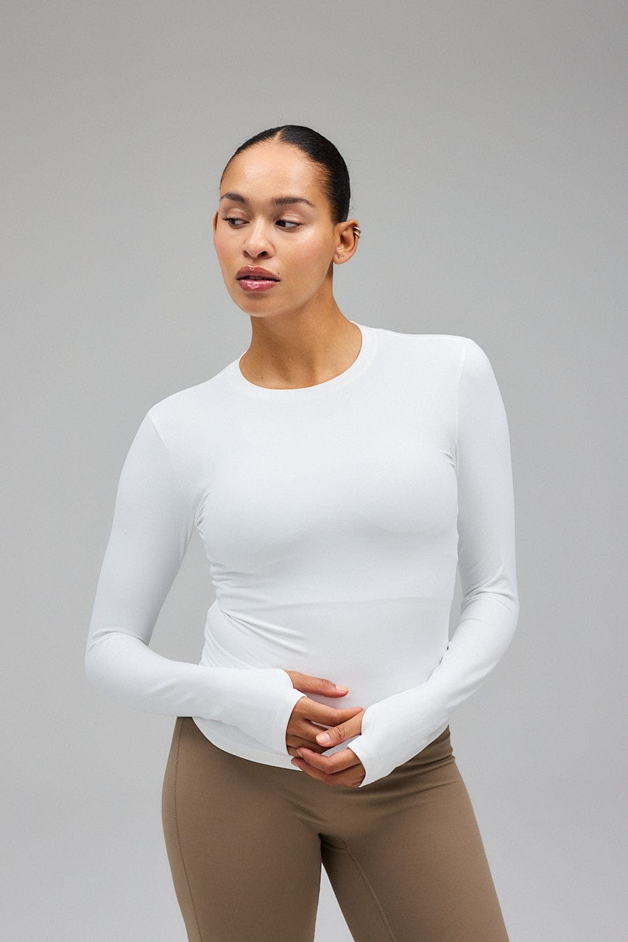 Neaty Long Sleeve - White