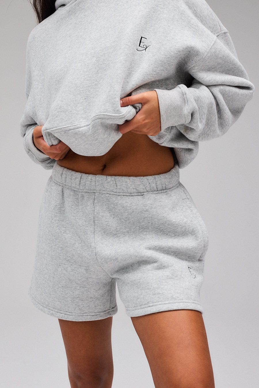 Sweat Shorts - Grey Melange