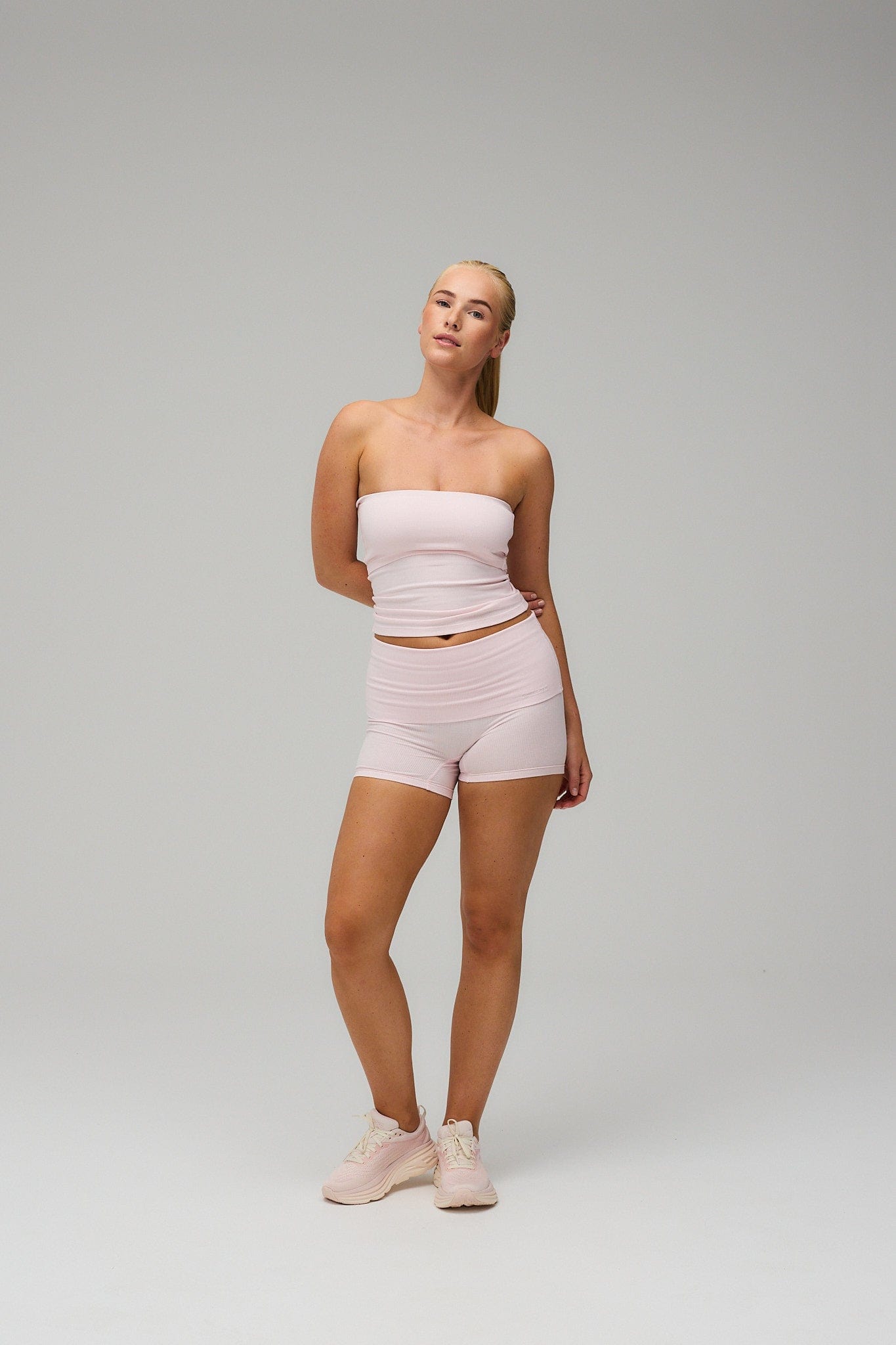 Rib Tube Top - Soft Pink