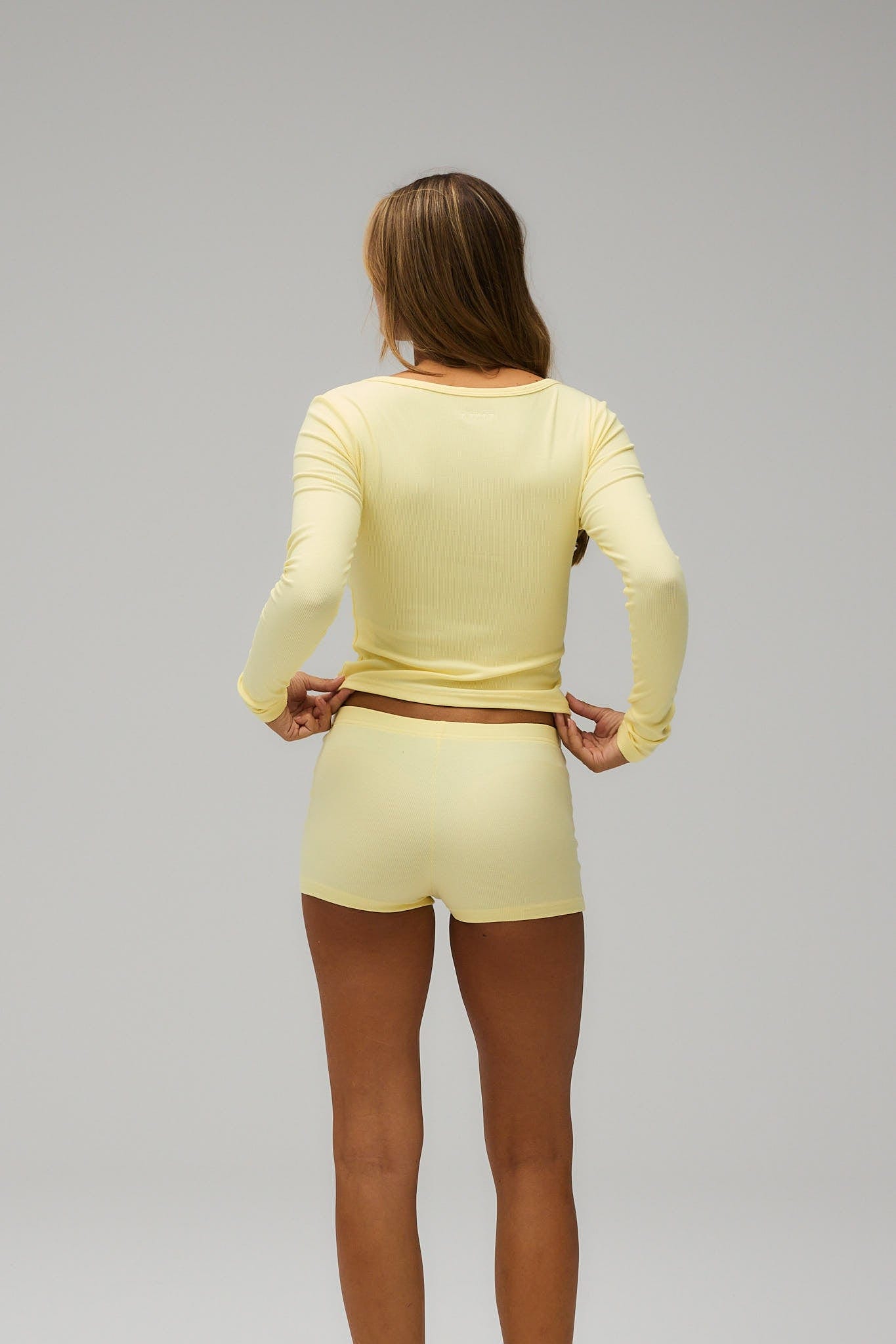 Rib Long Sleeve - Banana