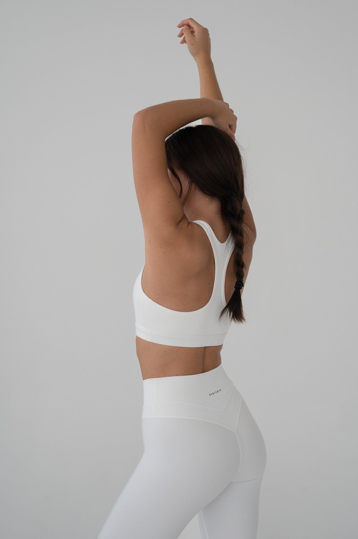 Racer Bra - White