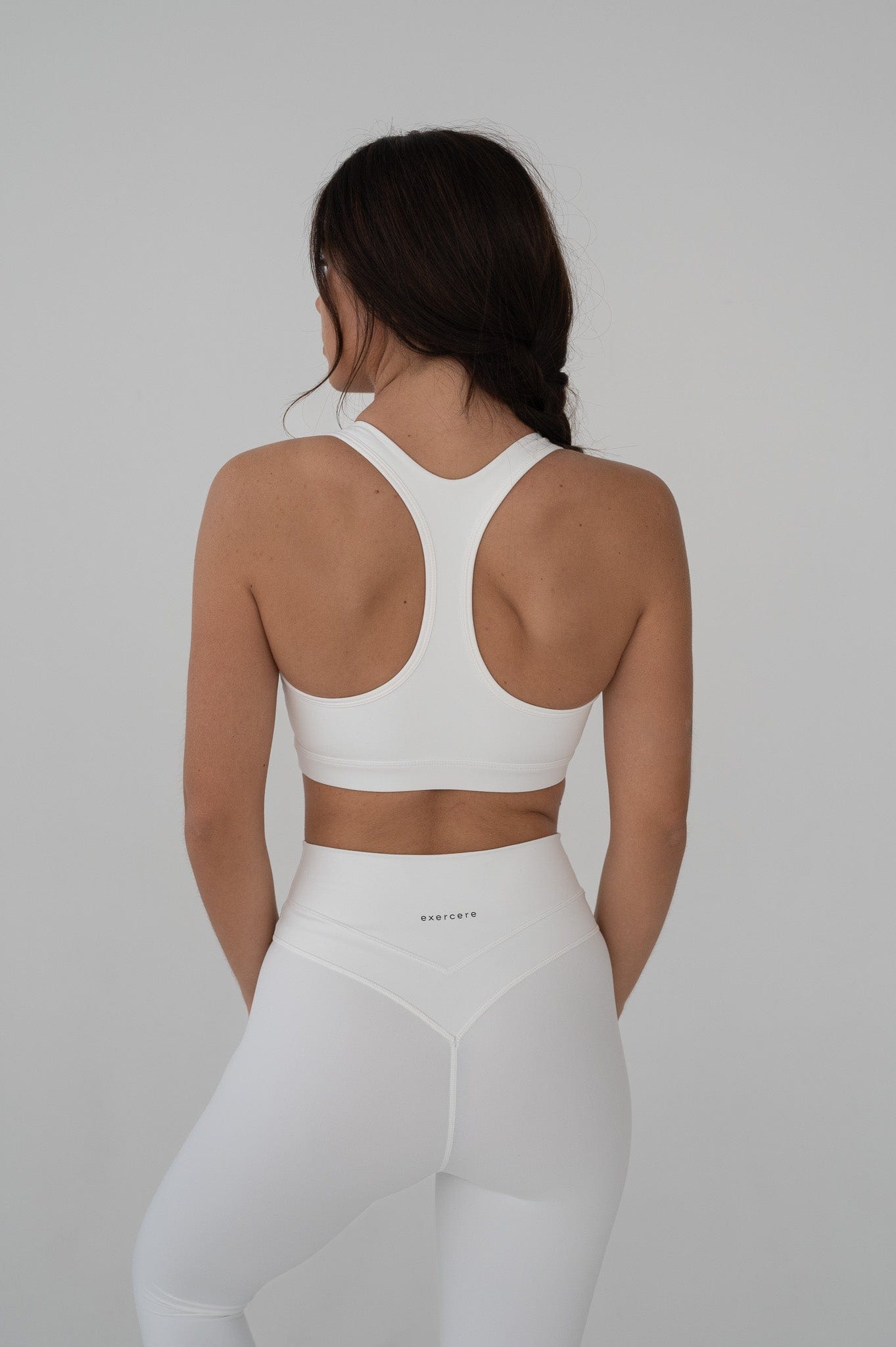 Racer Bra - White
