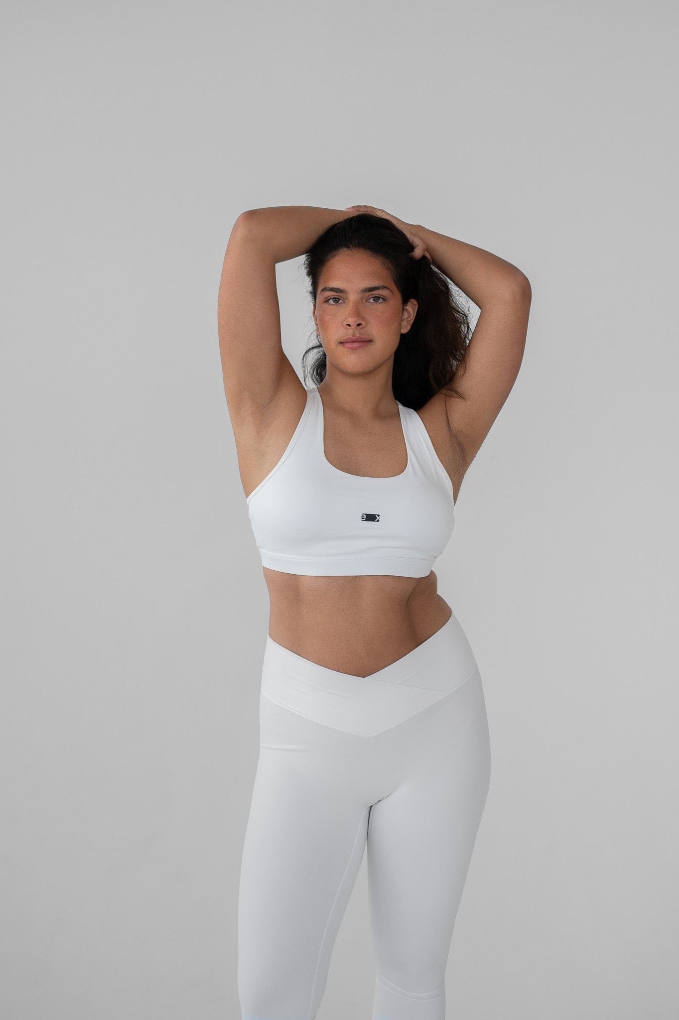 Racer Bra - White