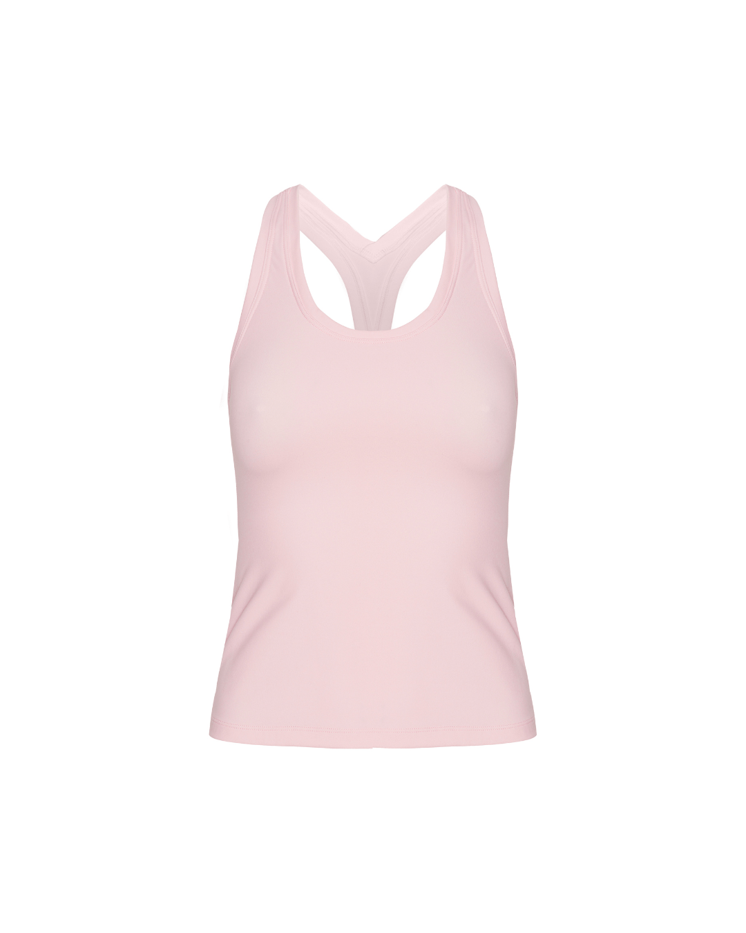 Neaty Racer Tank Top - Soft Pink
