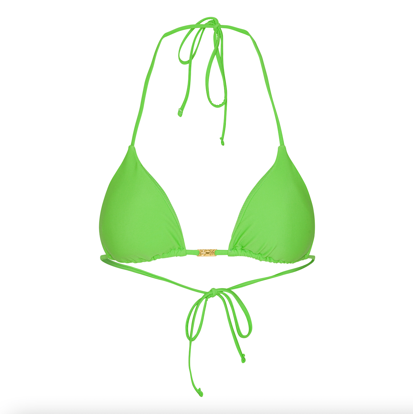 Triangle Bikini Top - Lime